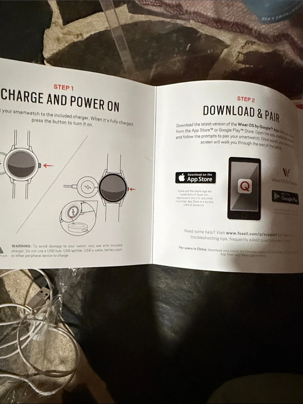 Fossil touchscreen smartwatch